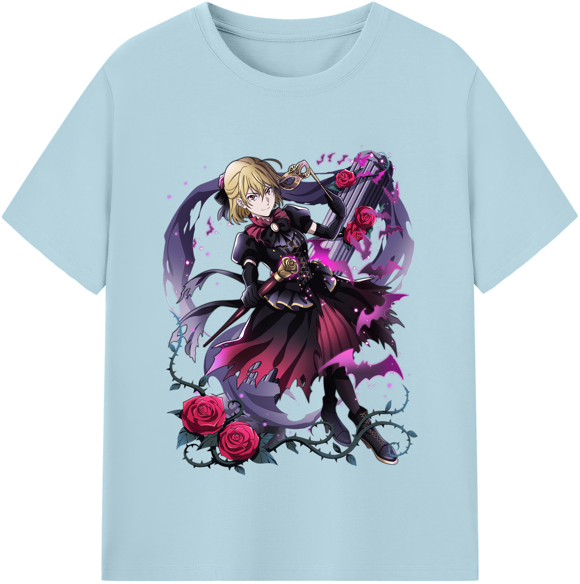 （画像用） 文豪ストレイドッグス Bungo Stray Dogs 綿100％半袖Tシャツ（フロントプリント）